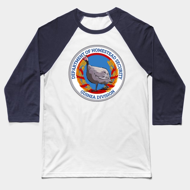 HOMESTEAD SECURITY GUINEA DIVISION Baseball T-Shirt by Desert Hippie Boutique